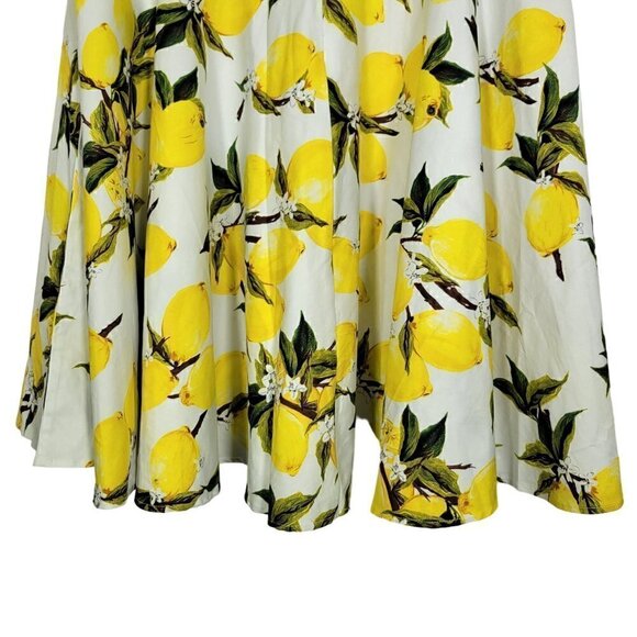 NWT Grace Karin Women's Fit and Flare Lemon Pattern Modest Spring Dress Size 4X - Picture 10 of 12